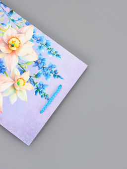 Цена за 2 шт. Пакет подарочный ламинированный вертикальный Фиолетовое чудо, 18?22.3?10 см