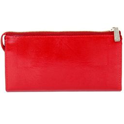 Портмоне женское Cayman-420 на молнии н/к, 1 отд, 12 карм, красный игуана (73) 164398  фото 2