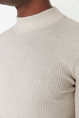 TRENDYOL MAN Ekru Slim Fit Pamuklu Yar?m Bal?kc? Yaka Fitilli Orgu Kazak TMNAW21KZ0568 - Trendyolmilla фото 73
