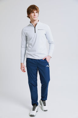 Лонгслив half-zip Голубой