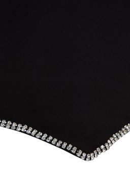 Siyah Parlak Tasl? Dokuma K?sa S?k Abiye Mezuniyet Elbisesi TPRSS23EL00091 - Trendyolmilla фото 8