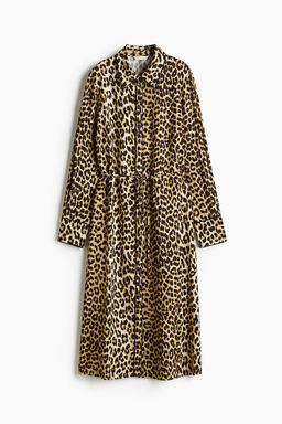 Vestido estampado con cinturon de anudar - H&m фото 5