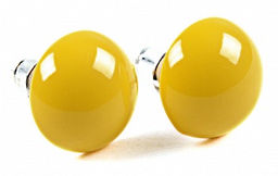 Серьги Пуговки PR0502 желтый