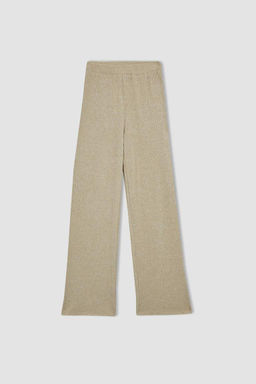 Прямые брюки на бретельках в рубчик Flayer Fit - Defacto фото 8