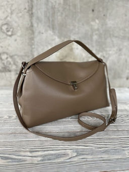 Женская кожаная сумка 8923 Хаки - Sergio valentini фото 2