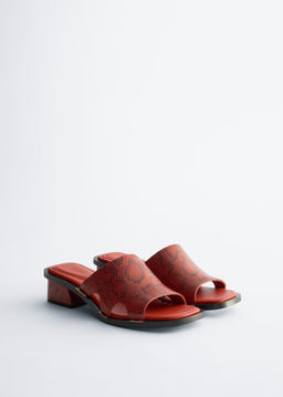Sandalias de piel con tac?n ancho - H&m фото 6