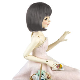 HobbyBe HAR-11 Тресс для кукол 15 см 100 см 22 г 35 серый