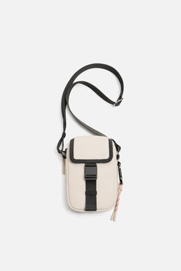 RUBBERISED CROSSBODY BAG - Zara фото 3