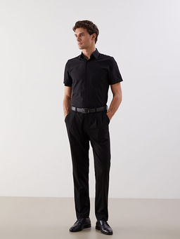 Regular Fit K?sa Kollu Poplin Erkek G?mlek