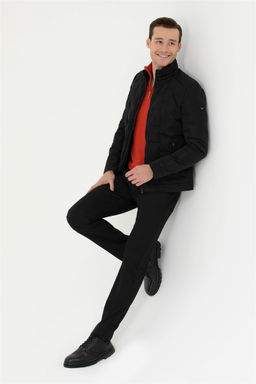 U. S. Polo Assn / Мужское черное пальто