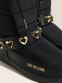 Женские дутики LOVE MOSCHINO SKI BOOT Артикул 4562709, черный  фото 3