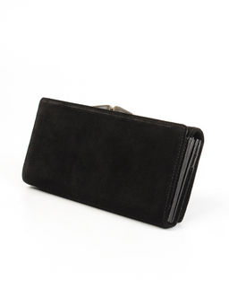 LACCOMA кошелек LA-1075-Z-черный натуральная замша