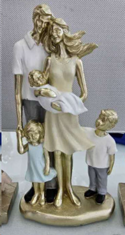 Статуэтка Семья 12,5х7,5х25,5 см / 24340M4 /уп 24/