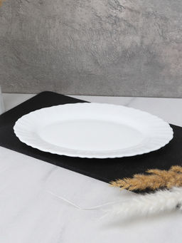 Блюдо овальное 205 мм Классика WQH80 (white) (уп 72) - Галеонтрейд фото 2