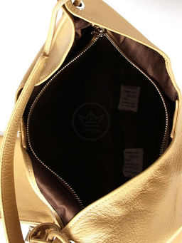 Сумка женская натуральная кожа GU 163-6071, 1отд, бежевый SALE 265792 - Adelia фото 3