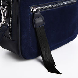 Сумка-саквояж на молнии, цвет синий - Simaland фото 4