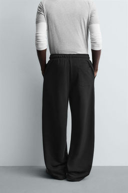 WIDE-LEG JOGGER TROUSERS - Zara фото 18