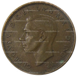 1/2 пенни 1938 года Австралия