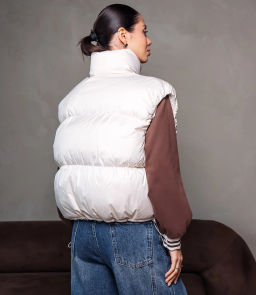 Жилет #КТ6997, светло-бежевый - Dommod фото 3