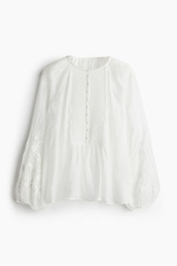 Blusa con mangas globo - H&m фото 6