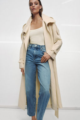 JEANS ZW COLLECTION TAPERED TIRO ALTO / Azul medio