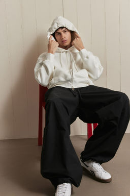 Chaqueta sudadera con capucha Oversized Fit - H&m фото 3