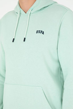 Мужская базовая толстовка зеленого цвета Неожиданная скидка в корзине - U.s. polo assn фото 7