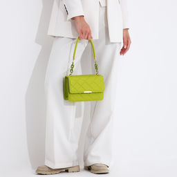 Сумка-мессенджер на магните, цвет зелёный - Simaland фото 9