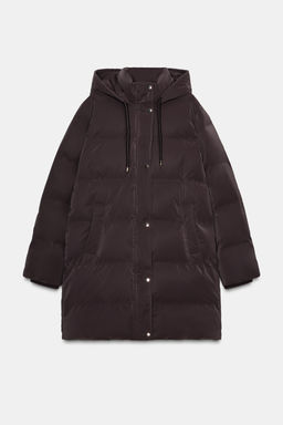 WINDPROOF RUBBERISED FABRIC MID-LENGTH ANORAK - Zara фото 5