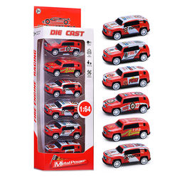 Набор машин "Пожарные гонки" в коробке