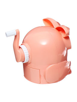 Точилка для карандашей механическая Calligrata «Сова», с контейнером, персиковая