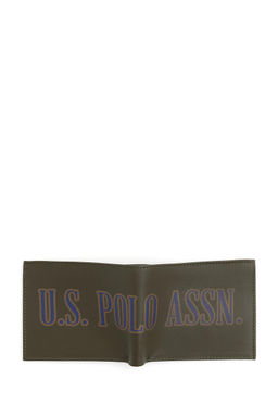 Мужской кошелек цвета хаки - U.s. polo assn фото 7