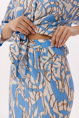 Юбка женская 185/01/Голубой - Rise фото 4