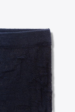 FINE KNIT WRINKLED-EFFECT TROUSERS - Zara фото 9
