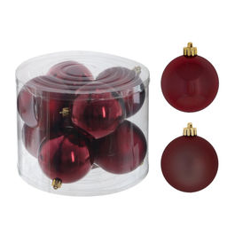 Набор из 8шт Украшение новогоднее "Шар", D 10 см, L24 W24 H19 см