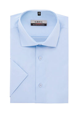 Сорочка мужская короткий рукав GREG 210/107/Z STRETCH  фото 2
