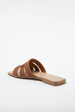 Trendyol Shoes Ekru Tek Bant Gunluk Kad?n Terlik TAKSS24TE00010 - Trendyolmilla фото 18