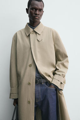 WATER-REPELLENT TRENCH COAT - Zara фото 14