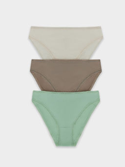 Цена за 2 штуки! Трусы слипы женские в наборе, 3 шт - Mark formelle фото 8