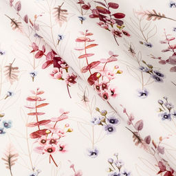 Набор упаковочной бумаги, глянцевая Цветы ,50 70 см ,2 листа - UPAK LAND фото 2