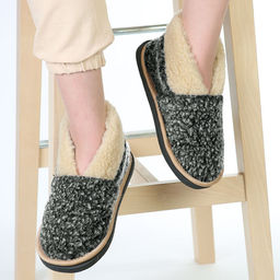 Тапочки-ботильоны арт. М2/02-03 Антрацит