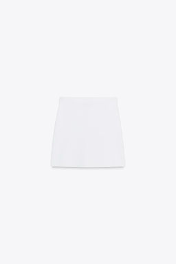 PLAIN KNIT MINI SKIRT - Zara фото 6