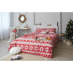 Постельное белье LoveLife евро Christmas ornament 200*217см,240*225см,50*70см-2шт  фото 7