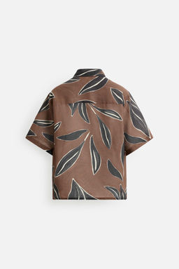 LEAF PRINT SHIRT - Zara фото 8