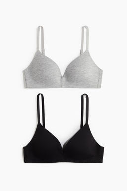 Pack de 2 sujetadores de algod?n sin aros - H&m фото 9