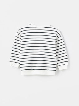 Bisiklet Yaka ?izgili Erkek Bebek Sweatshirt - Waikiki фото 2