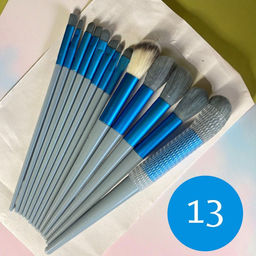 Набор кистей для макияжа из козьей шерсти 13шт