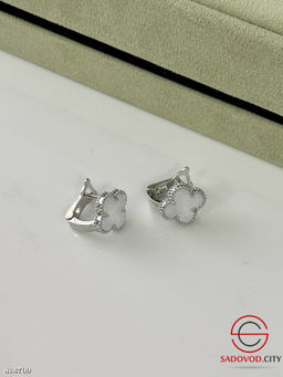 Серьги ван клиф с английской застежкой