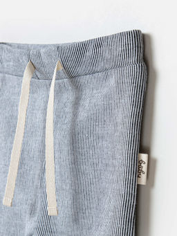 Джоггеры облегченные Полоска Уголь 0+ - Bungly фото 3