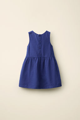 VESTIDO 100% LINO CREATED BY CARAMEL LONDON X ZARA / Azul?n  фото 2